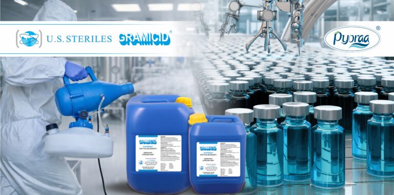 Gramicid disinfectant by U.S. Steriles for hygiene and disinfection in industrial and pharmaceutical environments